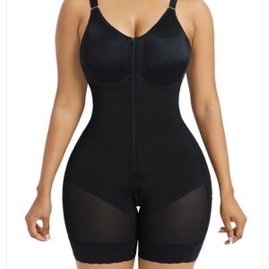 Sleek Black Shapewear Bodysuit